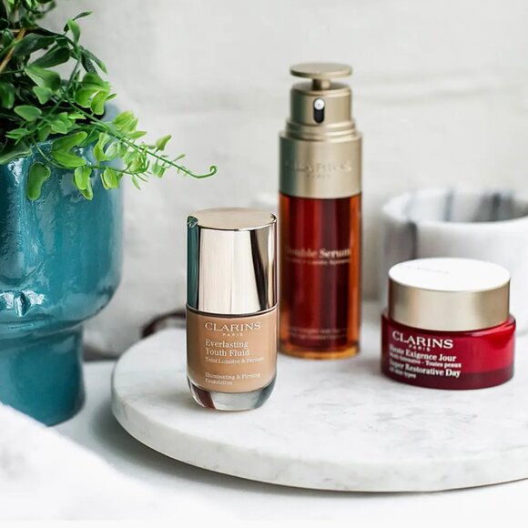 CLARINS Everlasting Youth Fluid Foundation* ~ 101W (Warm Light Beige) 30ml NIB - Picture 9 of 14